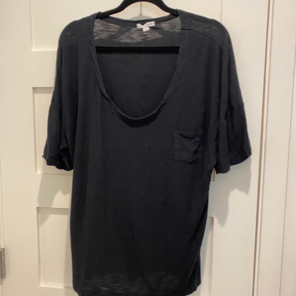 James Perse Short Sleeve Tee size 4